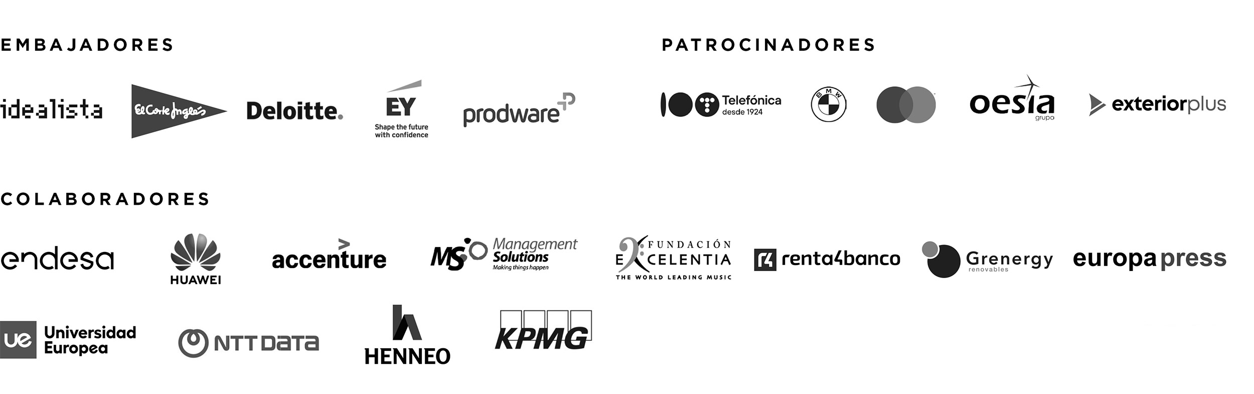 Logos patrocinadores Una navidad española